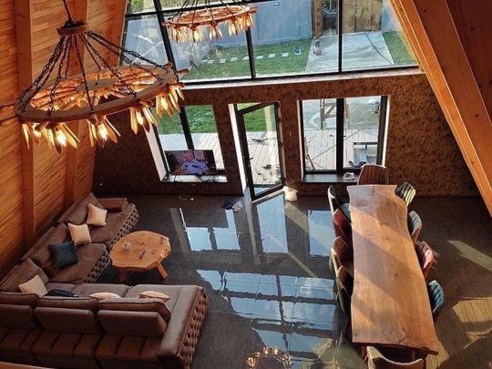 Qafqaz Wood Chalet กาบาลา ภายนอก รูปภาพ
