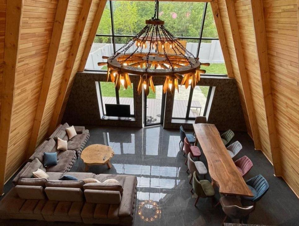 Qafqaz Wood Chalet กาบาลา ภายนอก รูปภาพ