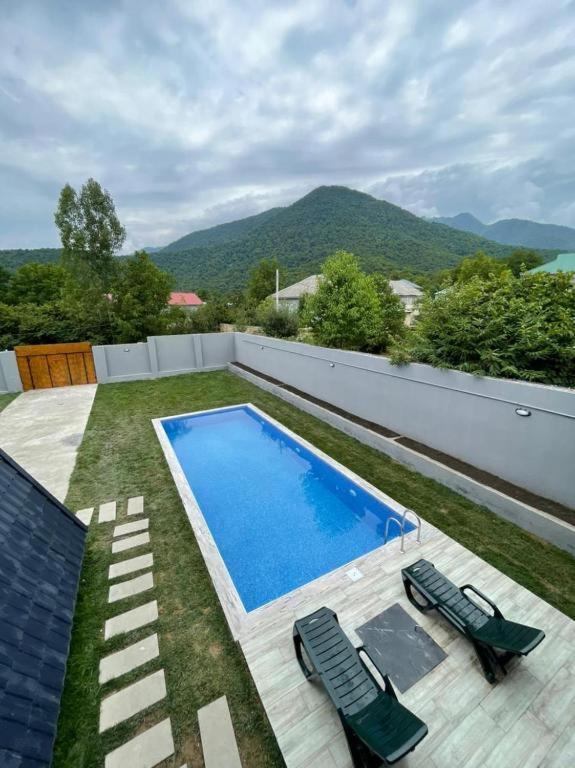 Qafqaz Wood Chalet กาบาลา ภายนอก รูปภาพ