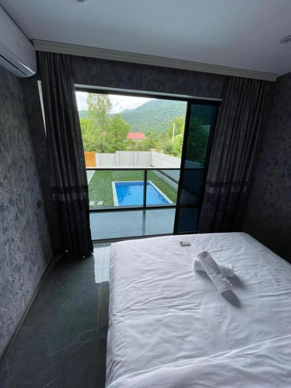Qafqaz Wood Chalet กาบาลา ภายนอก รูปภาพ