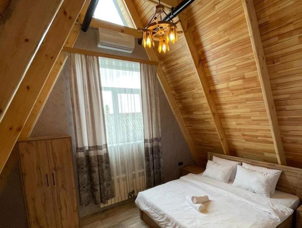 Qafqaz Wood Chalet กาบาลา ภายนอก รูปภาพ